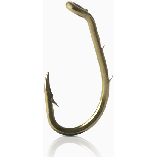 MUSTAD CIRLIG BRONZ,OCHI,2 SPINI,REZISTENT.