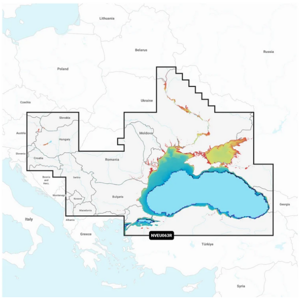 GARMIN HARTA  ABONAMENT PT. MAREA NEAGRA+MAREA AZOV