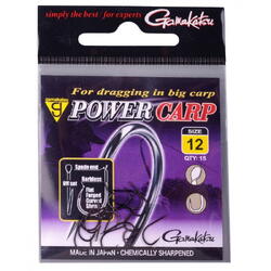 CARLIG POWER CARP BLACK BARBLESS 15BUC/PL