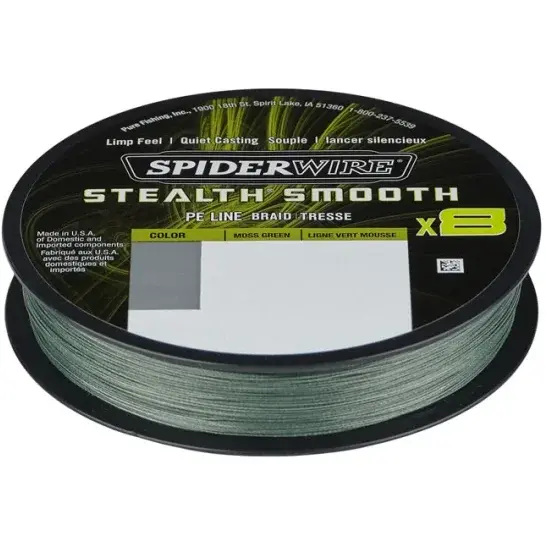 SPIDERWIRE FIR STEALTH 0,13MM/12,7KG/150M MOSS GREEN