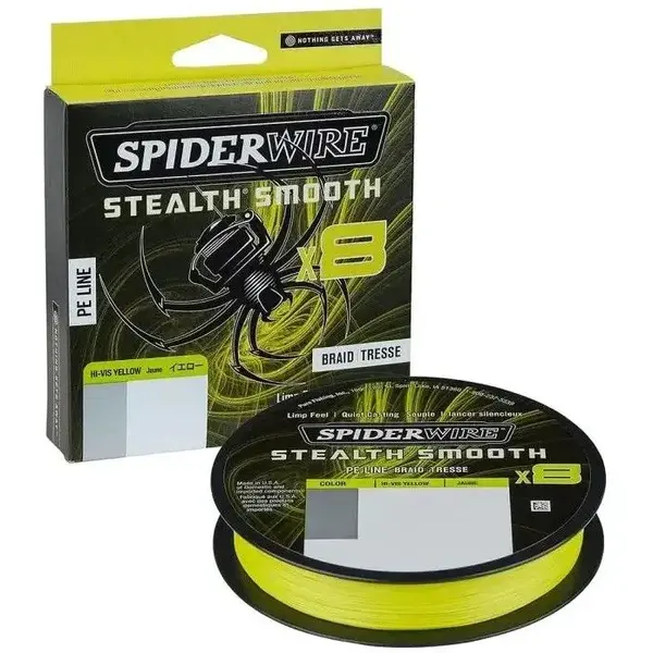 SPIDERWIRE FIR TEXTIL STEALTH SMOOTH 8 GALBEN 013MM/12,7KG/150M