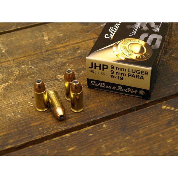 9 mm LUGER / 9 mm PARA / 9 × 19 JHP - CARTUS 9X19/JHP/7,5G - Arrow