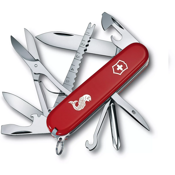 VICTORINOX BRICEAG MULTIFUNCTIONAL FISHERMAN ROSU