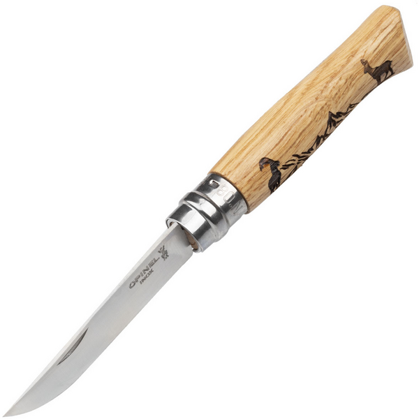 OPINEL BRICEAG ANIMALIA NR.8 INOX LAMA=85MM CAPRA NEAGRA