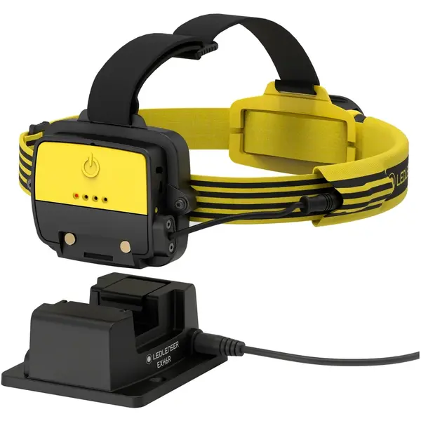 LEDLENSER LANTERNA CAP LED LENSER REINCARCABILA EXH6R YELLOW 250LM+ACUM+USB