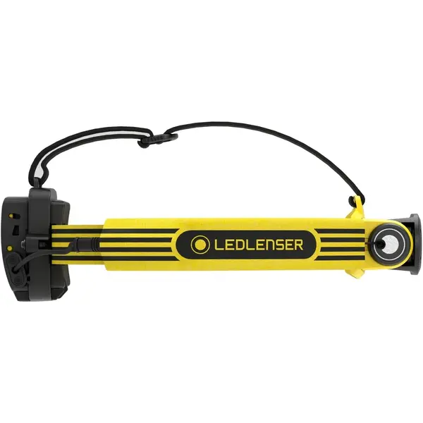 LEDLENSER LANTERNA CAP LED LENSER REINCARCABILA EXH6R YELLOW 250LM+ACUM+USB