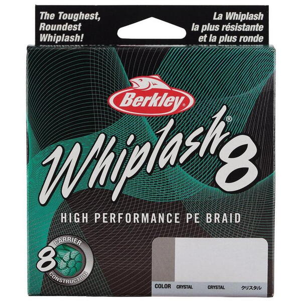 BERKLEY FIR TEXTIL  WHIPLASH 8 PE CRYSTAL 014MM/19,2KG/150M