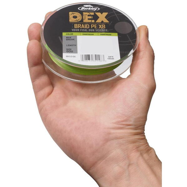 BERKLEY TEXTIL  DEX X8 PE CHARTREUSE 004MM/4,1KG/150M