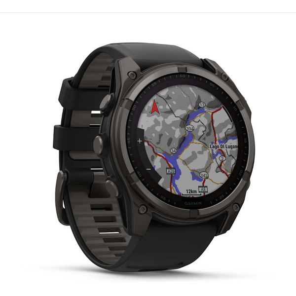 GARMIN CEAS FENIX 8 SOLAR SAPPHIRE CARBON GREY TI/BLACK 51MM EM