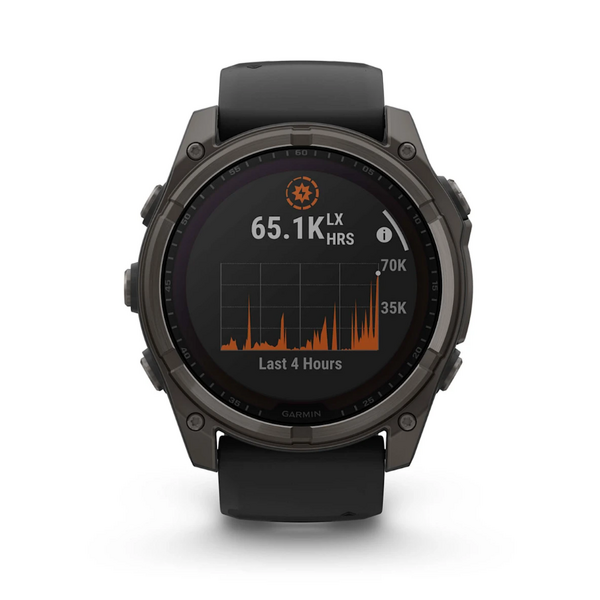 GARMIN CEAS FENIX 8 SOLAR SAPPHIRE CARBON GREY TI/BLACK 51MM EM