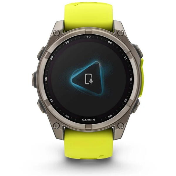 GARMIN CEAS FENIX 8 SOLAR SAPPHIRE YELLOW/GRAPHITE  47MM EMEA