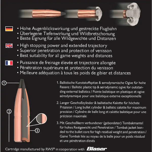 BLASER CARTUS 300WM/CDB/10,7G