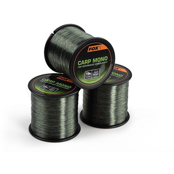 FOX MONOFILAMENT CARP LOW VIS GREEN 030MM/5,5KG/1000M