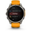 GARMIN CEAS FENIX 8 AMOLED SAPPHIRE SPARK ORANGE/GRAPHITE TI/BARE 47MM EMEA