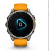 GARMIN CEAS FENIX 8 AMOLED SAPPHIRE SPARK ORANGE/GRAPHITE TI/BARE 47MM EMEA