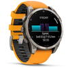 GARMIN CEAS FENIX 8 AMOLED SAPPHIRE SPARK ORANGE/GRAPHITE TI/BARE 47MM EMEA