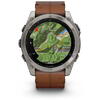 GARMIN CEAS FENIX 8 AMOLED SAPPHIRE TITAN CUREA DIN PIELE BLACK/CHESTNUT 51MM EMEA