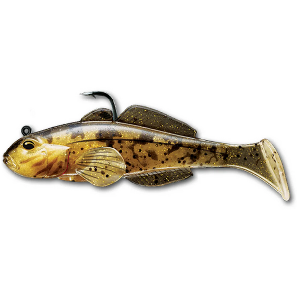 LIVE TARGET GOBY PADDLE TAIL  9CM/21,0G NATURAL GOLD 3BUC/PL