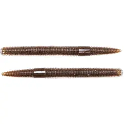 LIVE TARGET STICK WORM 7,6CM/7,6G BROWN/BLACK 10BUC/PL