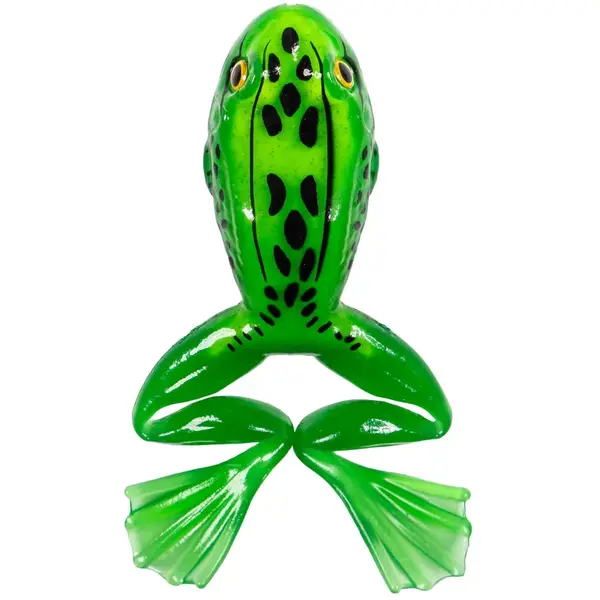 LIVE TARGET FREESTYLE FROG UNRIGGED 7,5CM GREEN/YELLOW