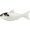 LIVE TARGET SHAD UNRIGGED 11,5CM/11,5G WHITE/ALBINO 3BUC/PL