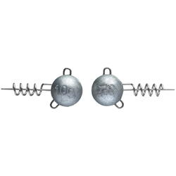 DAIWA JIG PROREX ROUND SCREW-IN HEADS LEAD FREE 10G/3BUC/PL