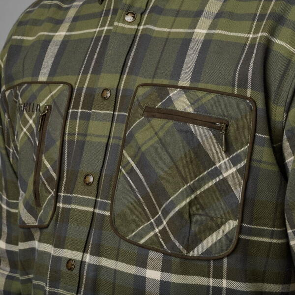 HARKILA CAMASA OLIVE CHECK MAR.M