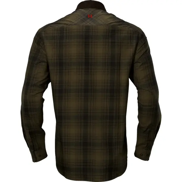 HARKILA CAMASA DRIVEN HUNT OLIVE GREEN CHECK MAR.XL