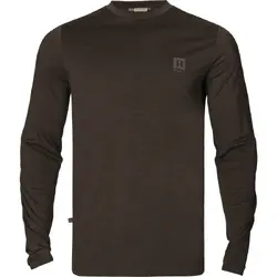 BLUZA CORP ALL SEASON L/S SHADOW BROWN MAR.M