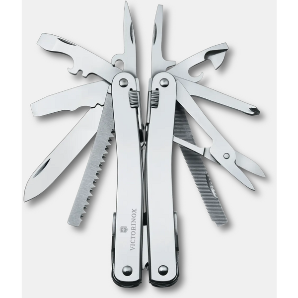 VICTORINOX BRICEAG MULTIFUNCTIONAL SWISS TOOL SPIRIT X ARGINTIU