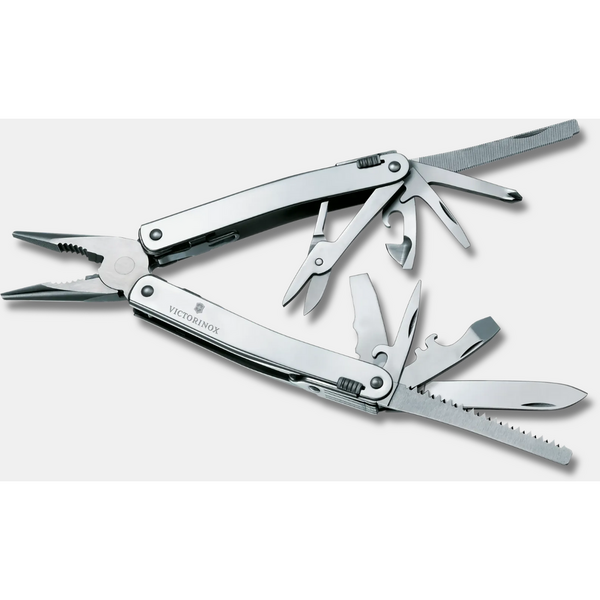 VICTORINOX BRICEAG MULTIFUNCTIONAL SWISS TOOL SPIRIT X ARGINTIU