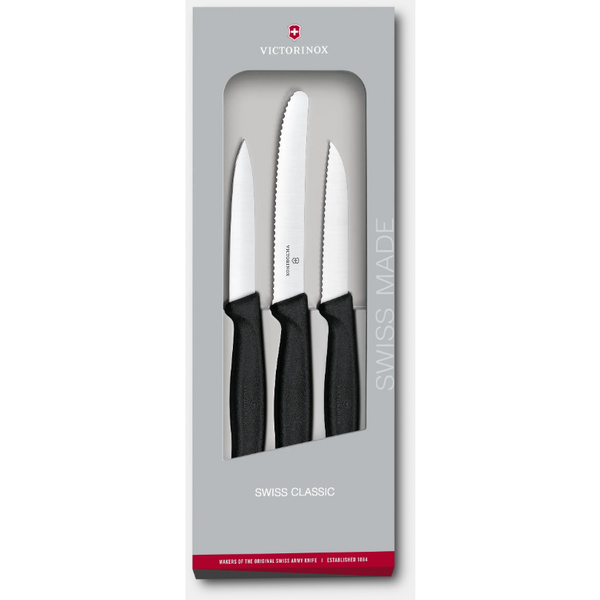 VICTORINOX SET 3 CUTITE SWISS CLASSIC NEGRU