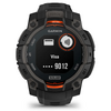 GARMIN CEAS INSTINCT.3 SOLAR BLACK CUREA NEAGRA 45MM