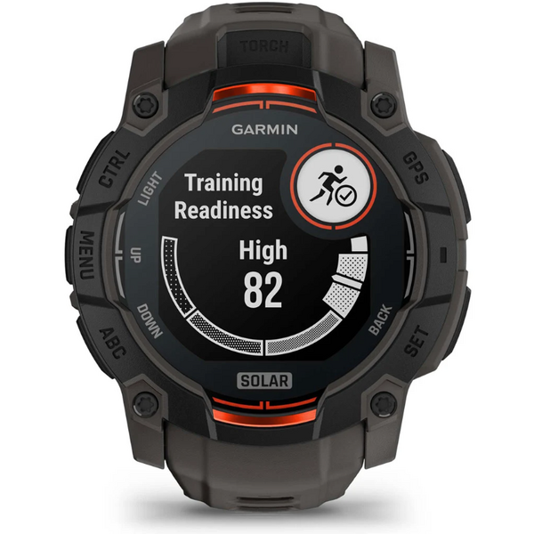 GARMIN CEAS INSTINCT.3 SOLAR BLACK CUREA CHARCOAL 50MM