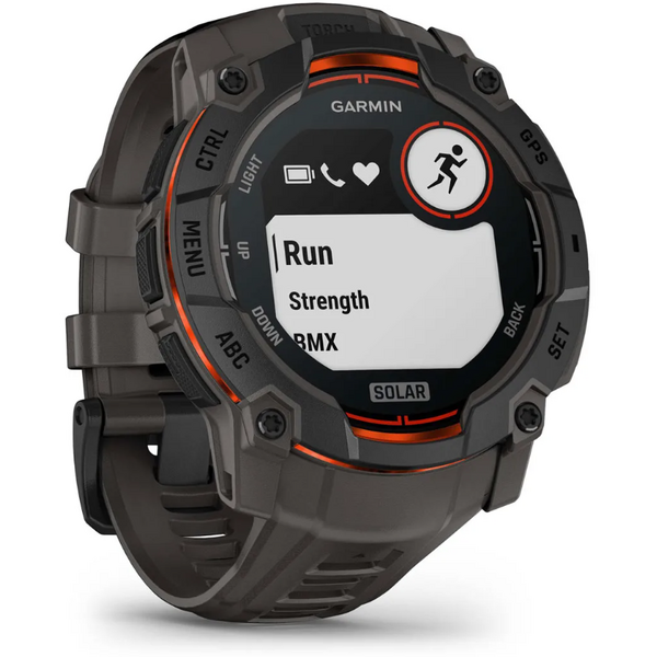 GARMIN CEAS INSTINCT.3 SOLAR BLACK CUREA CHARCOAL 50MM