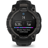 GARMIN CEAS INSTINCT.3 AMOLED BLACK CUREA NEAGRA 45MM