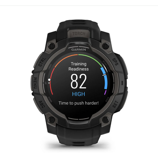 GARMIN CEAS INSTINCT.3 AMOLED BLACK CUREA NEAGRA 45MM