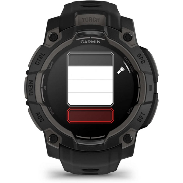 GARMIN CEAS INSTINCT.3 AMOLED BLACK CUREA NEAGRA 45MM