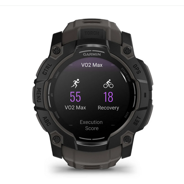 GARMIN CEAS INSTINCT.3 AMOLED BLACK CUREA CHARCOAL 50MM