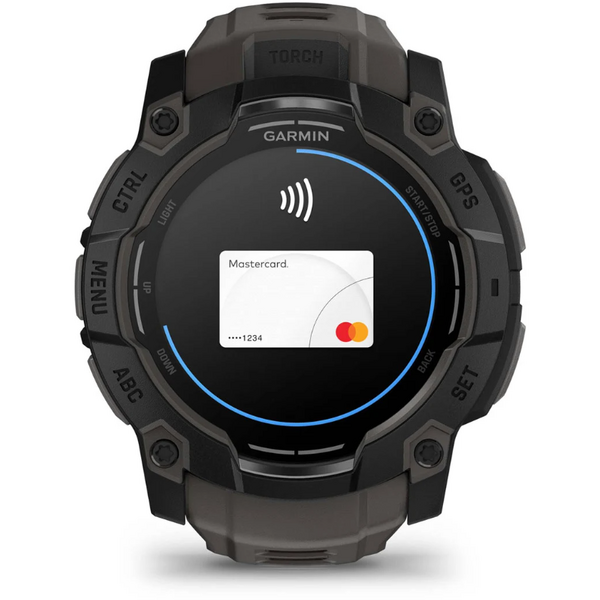 GARMIN CEAS INSTINCT.3 AMOLED BLACK CUREA CHARCOAL 50MM