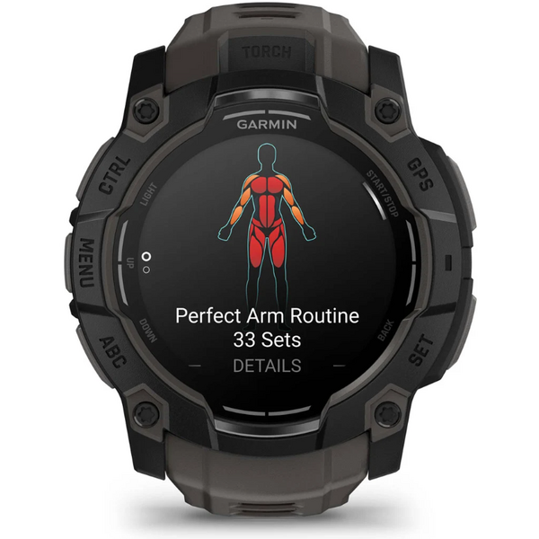 GARMIN CEAS INSTINCT.3 AMOLED BLACK CUREA CHARCOAL 50MM