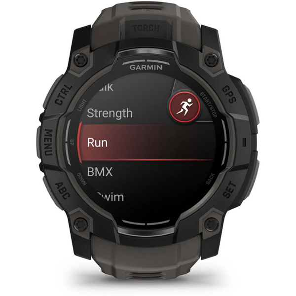 GARMIN CEAS INSTINCT.3 AMOLED BLACK CUREA CHARCOAL 50MM