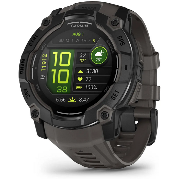 GARMIN CEAS INSTINCT.3 AMOLED BLACK CUREA CHARCOAL 50MM