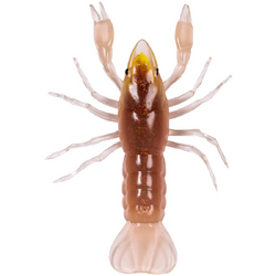 LIVE TARGET NALUCA CRAWFISH UNRIGGED 9,7CM/9,7G BROWN/YELLOW 5BUC/PL