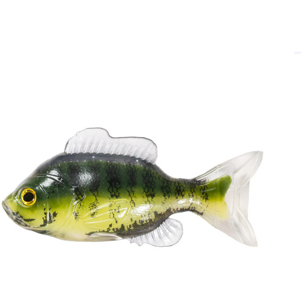 LIVE TARGET NALUCA SUNFISH UNRIGGED 11CM GREEN/CREAM 2BUC/PL