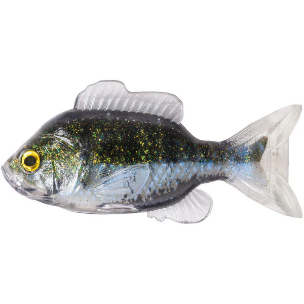 LIVE TARGET NALUCA SUNFISH UNRIGGED 11CM GREEN/PEARL 2BUC/PL