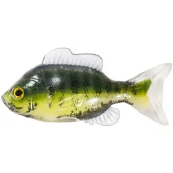 LIVE TARGET NALUCA SUNFISH UNRIGGED 8,5CM GREEN/CREAM 4BUC/PL