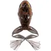 LIVE TARGET FREESTYLE FROG UNRIGGED 7,5CM BROWN/BLACK 2BUC/PL