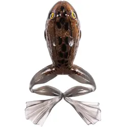 FREESTYLE FROG UNRIGGED 7,5CM BROWN/BLACK 2BUC/PL