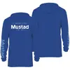 MUSTAD HANORAC TECHNICAL LONGSLEEVE UV HOODIE  BLUE MAR.L